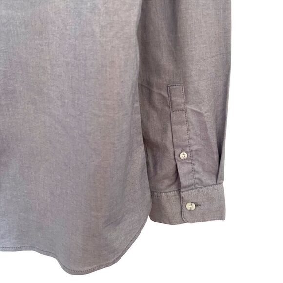 TOPMAN Long Sleeve Stretch Skinny Oxford Shirt - Picture 6 of 11